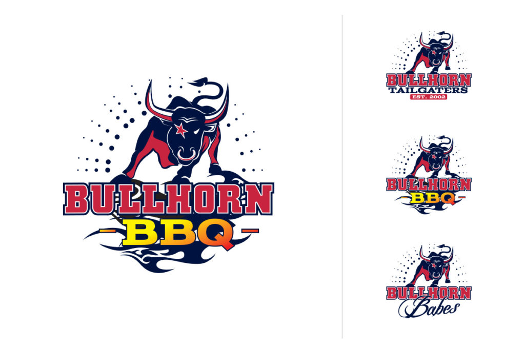 Bullhorn BBQ Logo Design