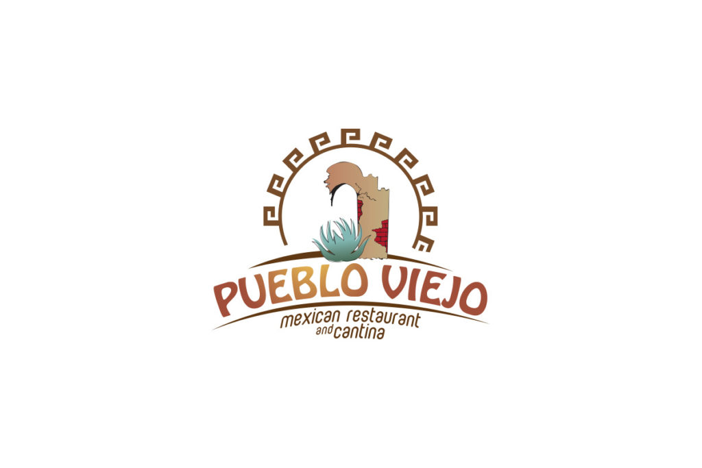 Pueblo Viejo Mexican Restaurant Logo Design
